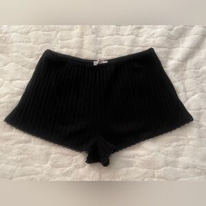 J.Crew Black Ribbed Shorts size S. New without tags.